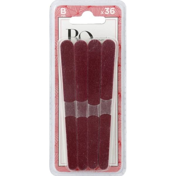 Bo...Paris - 36 pieces red nail files for always neat nails - 1 piece