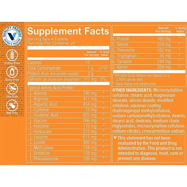 Amino Complex 100 Tablets by The Vitamin Shoppe