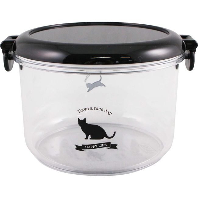 Ken Onishi ATR-750 935045 Acrylic Round Case, S, Cat, A Acrylic Canister