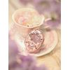 Violet Strawberry Rococo Embossed Blush