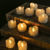 12Pcs Flameless LED Candle Tea Lights Flicker w/ Remote Control Battery Operated