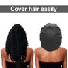 ELEBOX 2 Packs Extra Large Shower Caps Jumbo Shower Cap for Braids Big Shower cap for Women Long Hair Bath Cap Waterproof