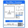 200 Pro Office Premium Round corner Self Adhesive Blank Shipping Labels 2/Sheet