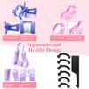 7 Pieces Nose Up Lifting Shaper Clips Set Nose Bridge Slimming Tool Silicone Nose Lifter Beauty Clip Tools for Wide Nose, Low Nose, Curved Nose, Big Nose