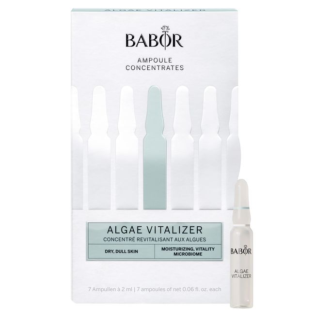 BABOR Algae Vitalizer, Serum Ampullen für das Gesicht, Mit Algenextrakten für einen vitalisierten Teint, Vegane Formel, Ampoule Concentrates, 7 x 2 ml