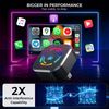 YOUKOYI Wireless CarPlay Adapter for iPhone - Instant Cable to Wireless Conversion, Plug & Play, Mini Stable Design