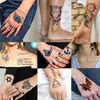 COKTAK 64 Sheets Variety Tiny Waterproof Temporary Tattoos For Men Women, Moon Star Butterfly Birds Planets Fake Tattoos For Kids Adults, Arm Neck Face Letters Temp Tattoo Temporary Tatoos Sticker Set