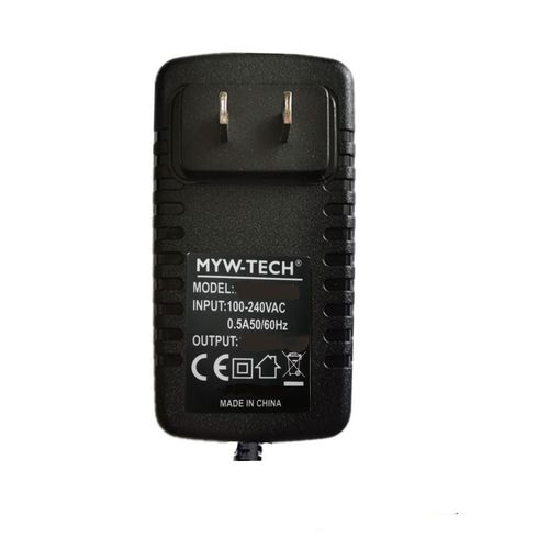 (7ft) AC DC Adapter Compatible Replacement for Type S BT533080 Camera (NOT fit Monitor) Types Solar License Plate Backup System MYW-Tech Power Supply Battery Charger Cord Charging Cable Wire