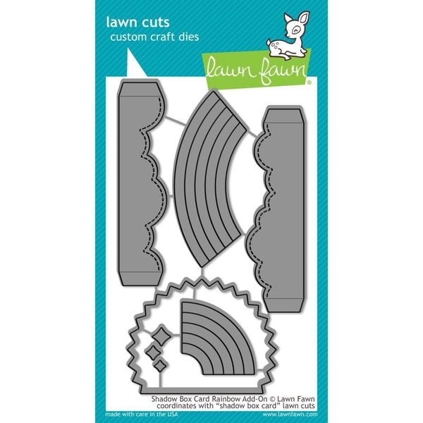 Lawn Cuts Custom Craft Die-Shadow Box Rainbow Add-On