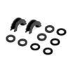 16 Washers + 4 Isolators Kit For 3/4" D-Ring Protect Shackles Black