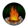 Camping Campfire Pop Socket for Phone PopSockets Camping PopSockets Standard PopGrip