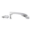 Front Left Exterior Door Handle Chrome Drivers Side Compatible with 2008-2012 Honda Accord