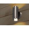Knightsbridge Outdoor GU10 Up and Down Wall Light in Copper