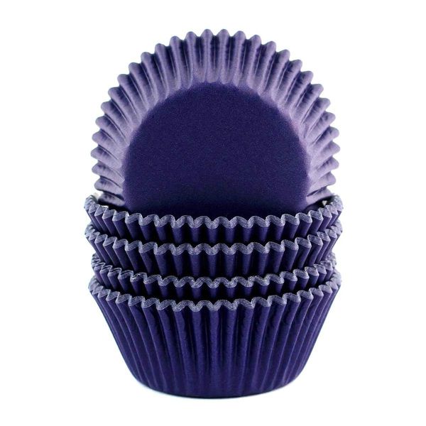 Eoonfirst Standard Size Cupcake Liners 100 Pcs (Navy Blue)
