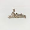 Silver Animal Metal Drawer Pulls Knobs Cupboard Bedroom Kitchen Upcycle (16. Running Rabbit)