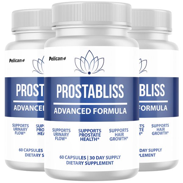 ProstaBliss- Prostate Support- 3 Bottles- 180 Capsules