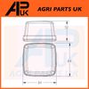 APUK 2x Universal Tractor Digger Front Side Lights Indicator Lamp & Support Brackets