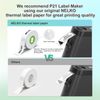 Portable Bluetooth Label Maker NELKO P21 Mini Wireless Handheld Printer