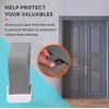 Wundermax Door Stopper Rubber Door Stop Wedge Security Door Stops 3-pack Gray