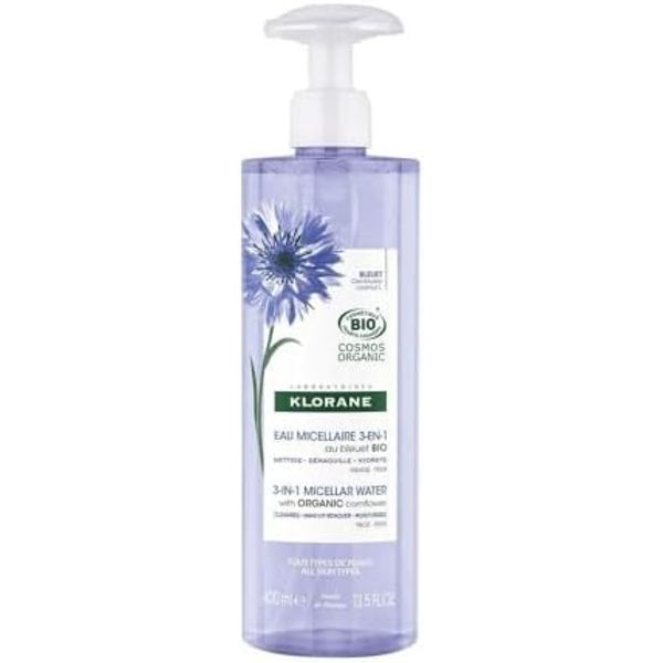 Klorane 3in1 Micellar Water with Organic Cornflower 400ml