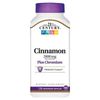 21st Century Cinnamon 2000mg Plus Chromium Vegetarian Capsule 120 Count