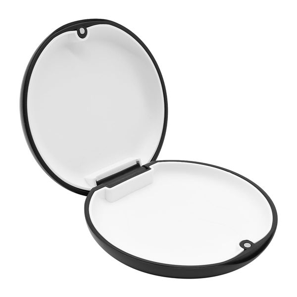 Nicear Slim Retainer Case Retainer Container With Magnetic Closure Mouthguard Box Aligner Case Black