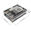 ZDE Acrylic Case with Active Cooler Fan 9 Layers Clear Case for Raspberry Pi 5 4GB/8GB