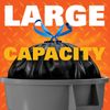 Heavy Duty Plastic Trash Bags, 39 Gallon, 38 Count, Drawstring, Lawn Use