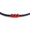 [エルグ] シナプスネックレス(ZERO) Black×Red EGSZN103 S（45cm）