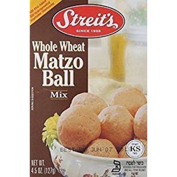 Streits Whole Wheat Matzo Ball Mix Kosher For Passover 4.5 oz. (3-Pack)3