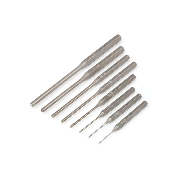 TEKTON Roll Pin Punch Set, 8-Piece (1/16-1/4 in.) | PNC93001