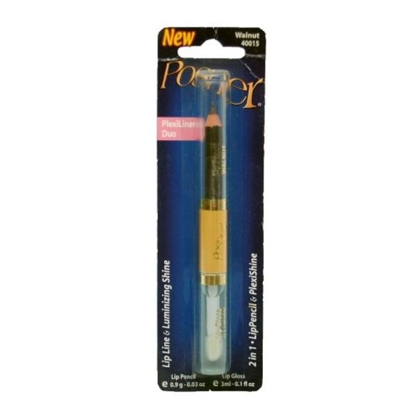 POSNER PLEXILINER DUO LIP LINER- LIP GLOSS #40015 WALNUT