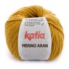 Merino Aran Wolle Katia, senffarben, Cod. 41