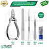 40 Pcs Podiatry Basic Barrel Spring Nail Nipper Set With FREE Blade German Grade