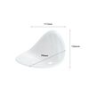 Command BATH14 Bath Soap Dish with Water Resistant Strips ClearFrosted (1 Dish and 2 Strips)