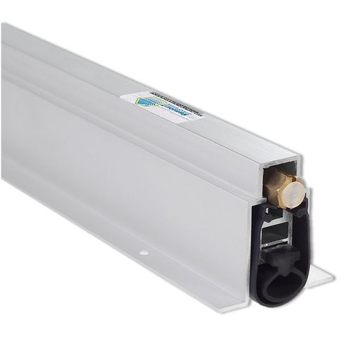 Automatic Door Bottom - Heavy Duty High Sound Control Door Seal with Double Neoprene Bulb Bottom Door Seal - 1" Drop - Fully Mortised Automatic Door Sweep.
