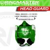 RingMaster Head Guard HeadGear Boxing MMA Martial Arts Kick Protector (Small-Medium, Green/White)