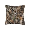 Camouflage Pattern Tactical Hunting Bushcraft Real Tree Camo Throw Pillow