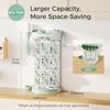 DIY Larger Bottle Drying Rack for 18 Bottles, Space Saving Countertop Vertical R