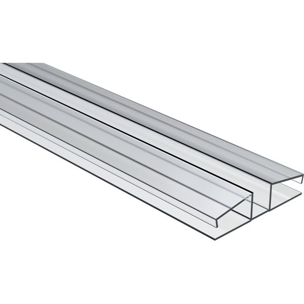 72" Long, 2 Pack, PVC Living Hinge with Groove, Fits 1/4" Material