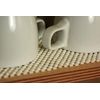 Tenura Non Slip Fabric (White)