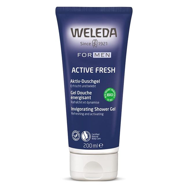 Weleda Shower Gel Men Active, 6.8 Ounce