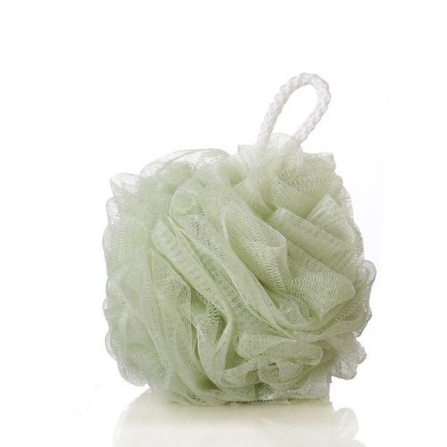 SPHTOEO Bath Shower Sponge Loofahs Mesh Pouf Shower Bath Ball Brush (Green)