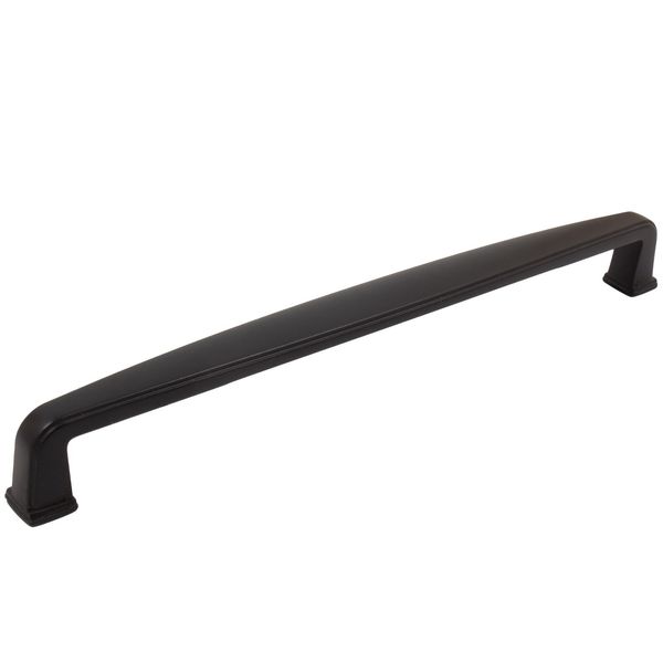 Sherwood Cabinet Pull, 192 Millimeters, Matte Black by Stone Harbor Hardware