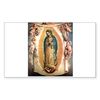 CafePress Our Lady Guadalupe with Angel Sticker (Rectangular Rectangle Bumper Sticker Car Decal