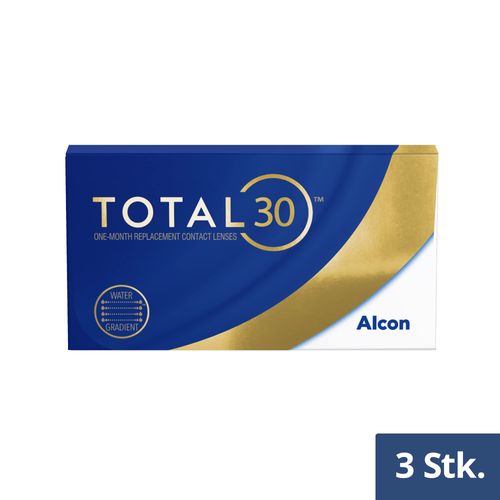 TOTAL30 Monthly Lenses Soft | Pack of 3 | BC 8.4 mm | DIA 14.2 mm | -01.25 Dioptres
