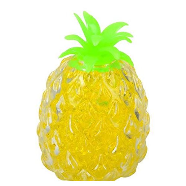 DollarItemDirect 3.75 inches Squeezy Bead Pineapple, Case of 6