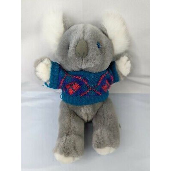 Russ Brisbane Koala Bear Plush 11 Inch Knit Sweater Stuffed Animal Toy