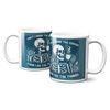 Skeleton - First I Drink The Coffee - Then I do The Things Mug (Blue)