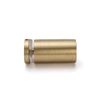 FHC DKNS212SB Round Single-Sided Shower Knob - Satin Brass